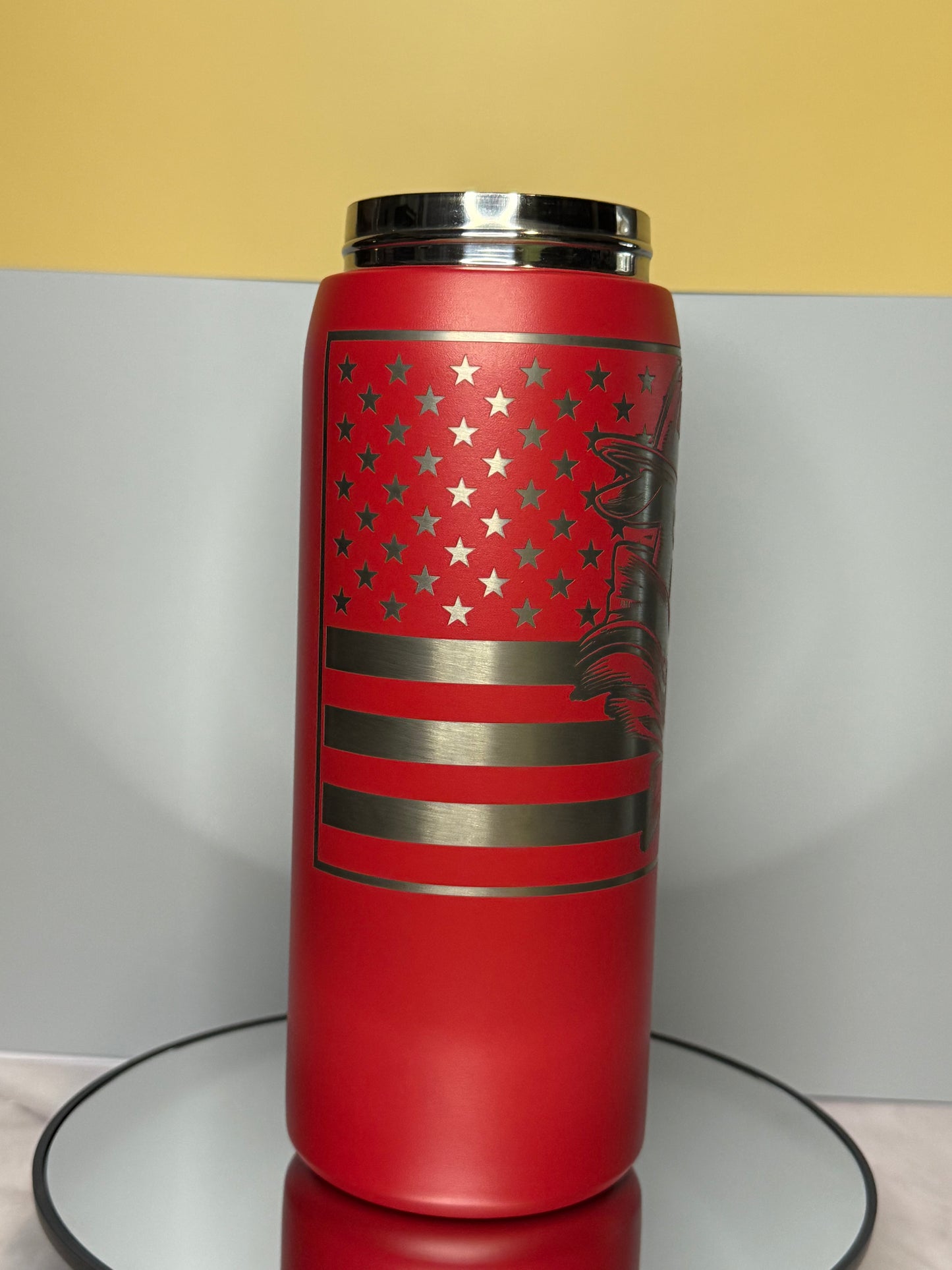 30oz.Owala engraved tumbler - Firefighters Prayer