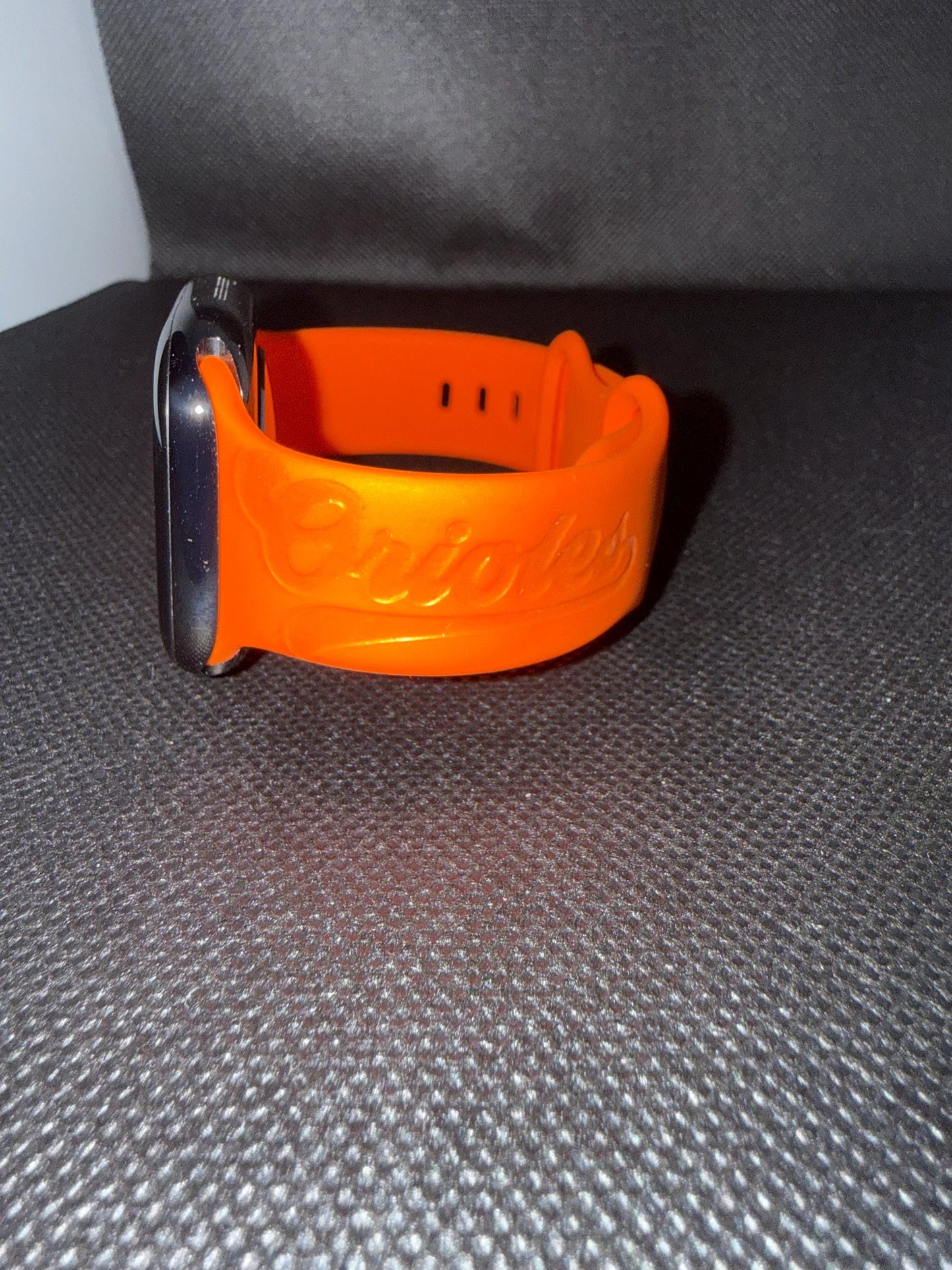Baltimore Orioles Silicone Apple Watch band - 38/40mm