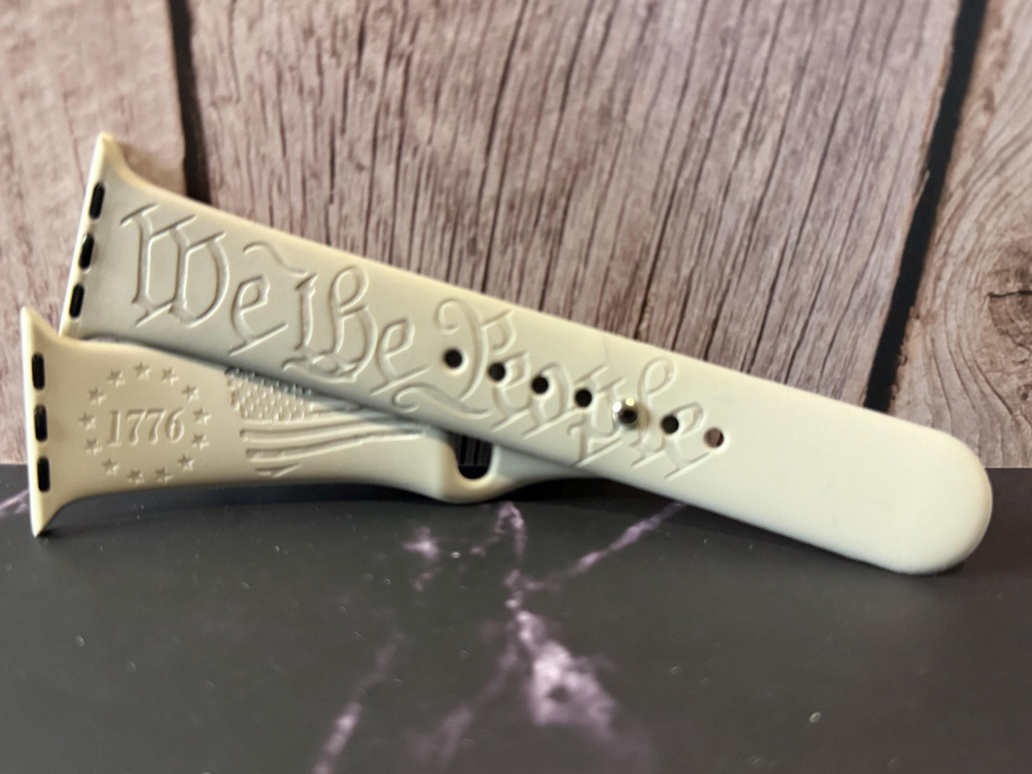 We the People engraved Apple Watch Bands - 38/39/40mm