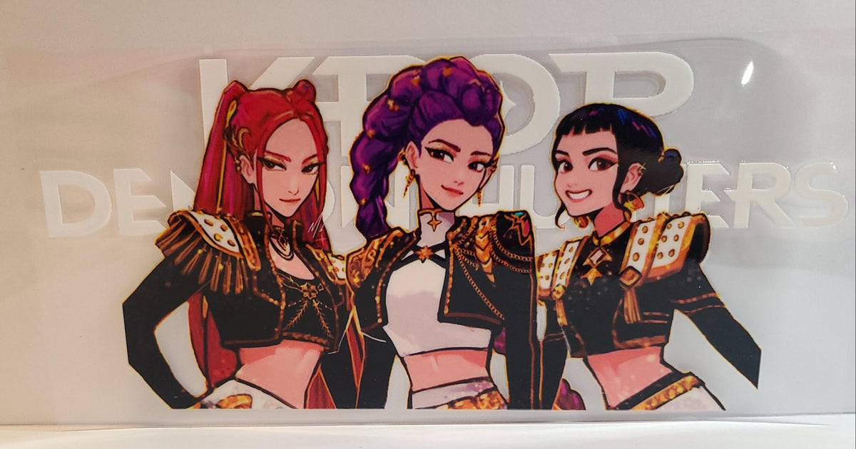 K-Pop Fan Art UV DTF 16oz Cup Wrap – Ready to Apply