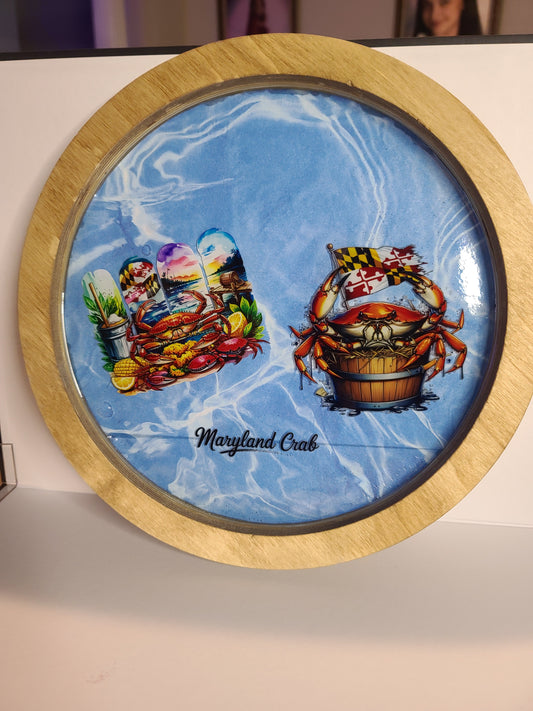 Maryland Crab Wall Decor - (12 inch diameter)