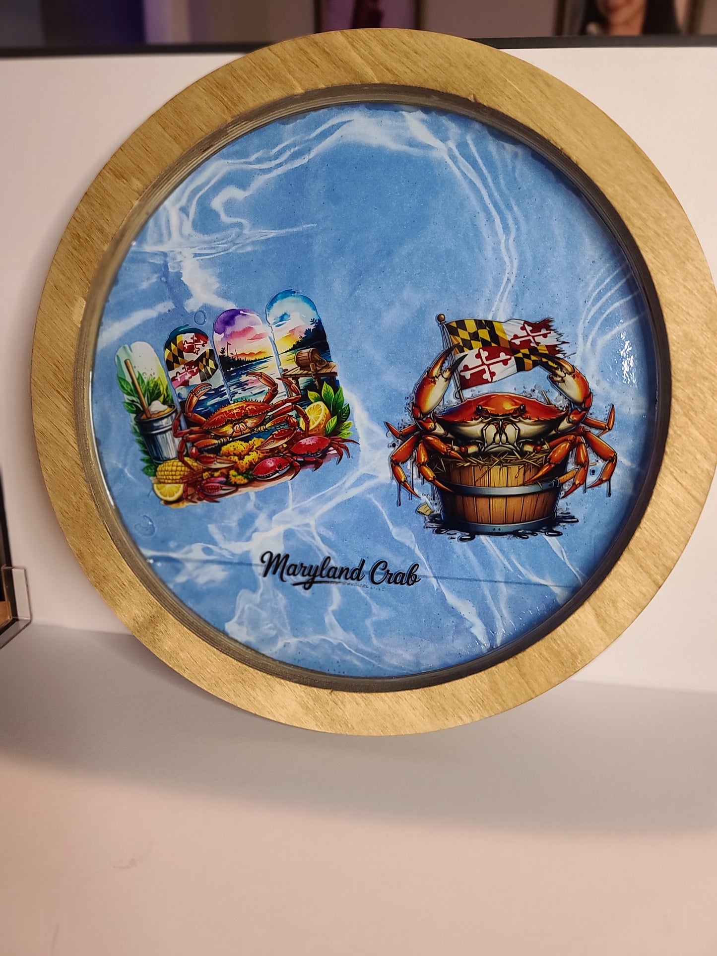 Maryland Crab Wall Decor - (12 inch diameter)