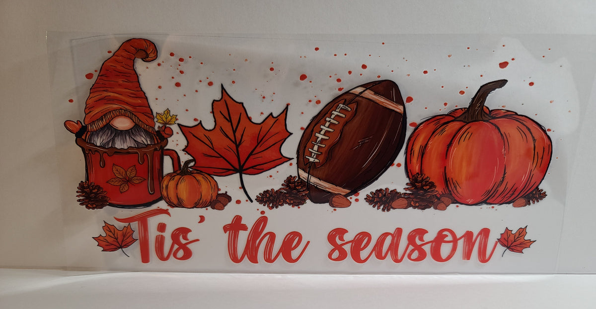 Fall Season Autumn UV DTF 16oz Cup Wrap – Ready to Apply