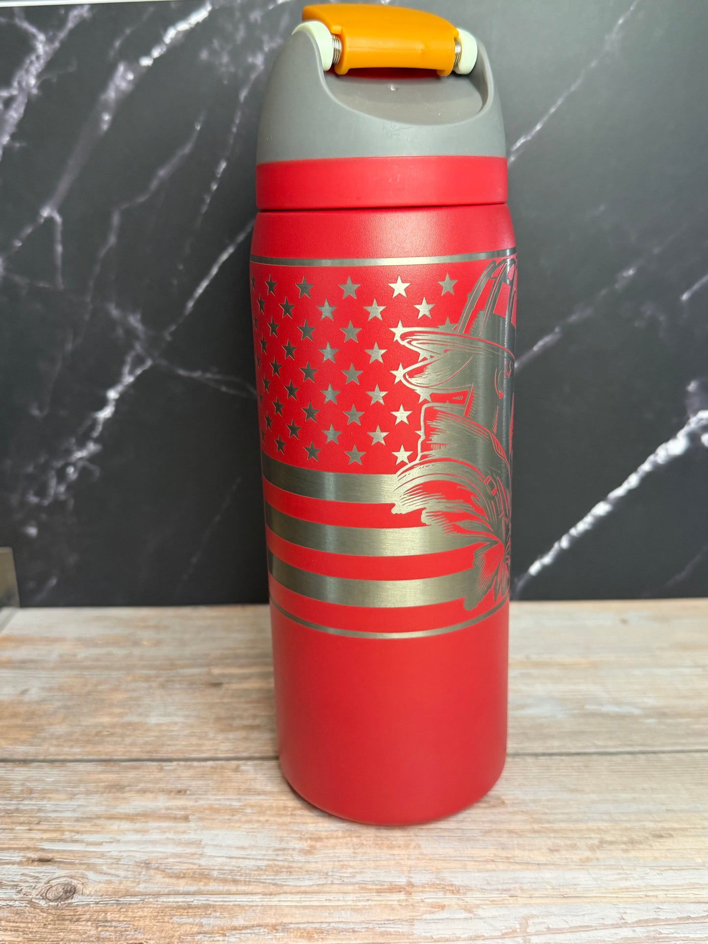 30oz.Owala engraved tumbler - Firefighters Prayer