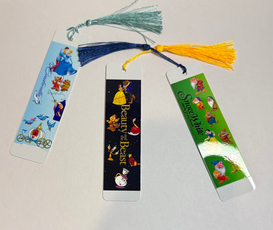 Metal Princess Bookmarks 1.5 x 6 - Double sided