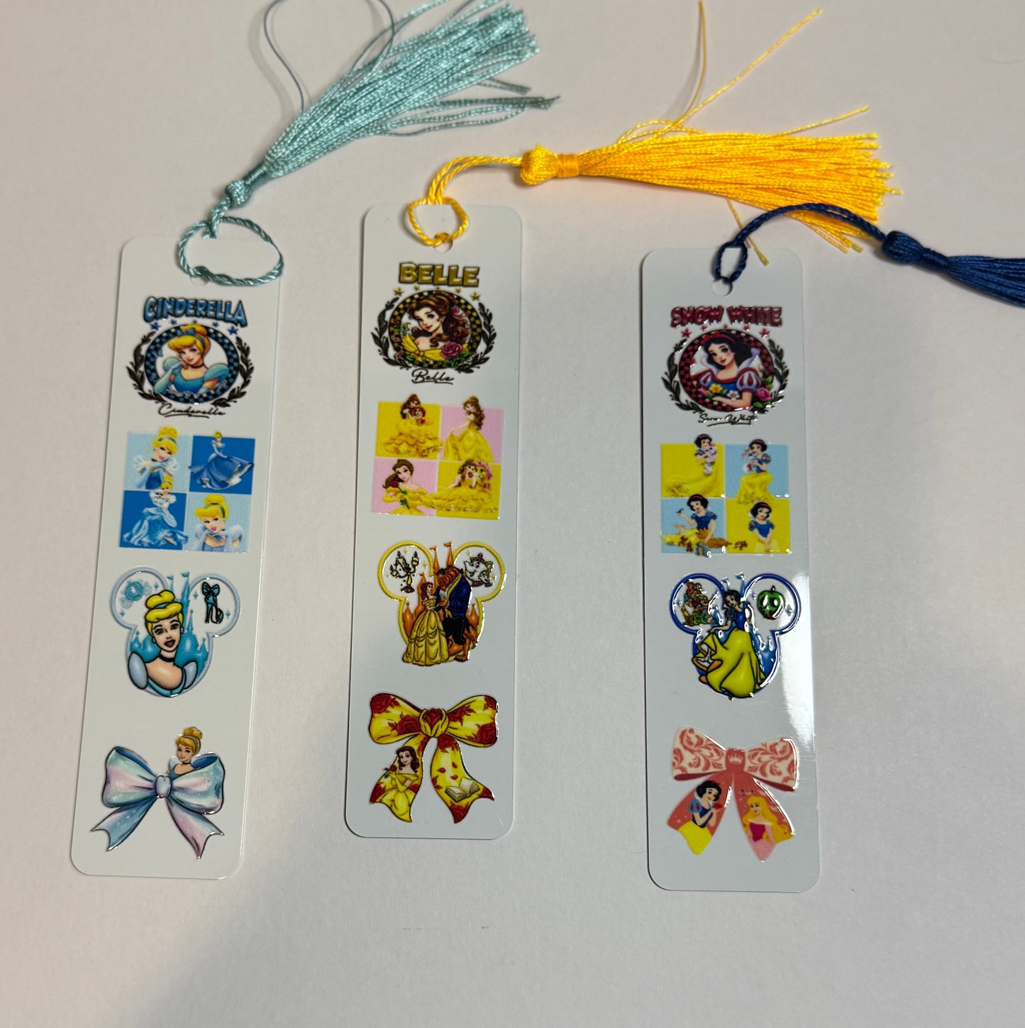 Metal Princess Bookmarks 1.5 x 6 - Double sided