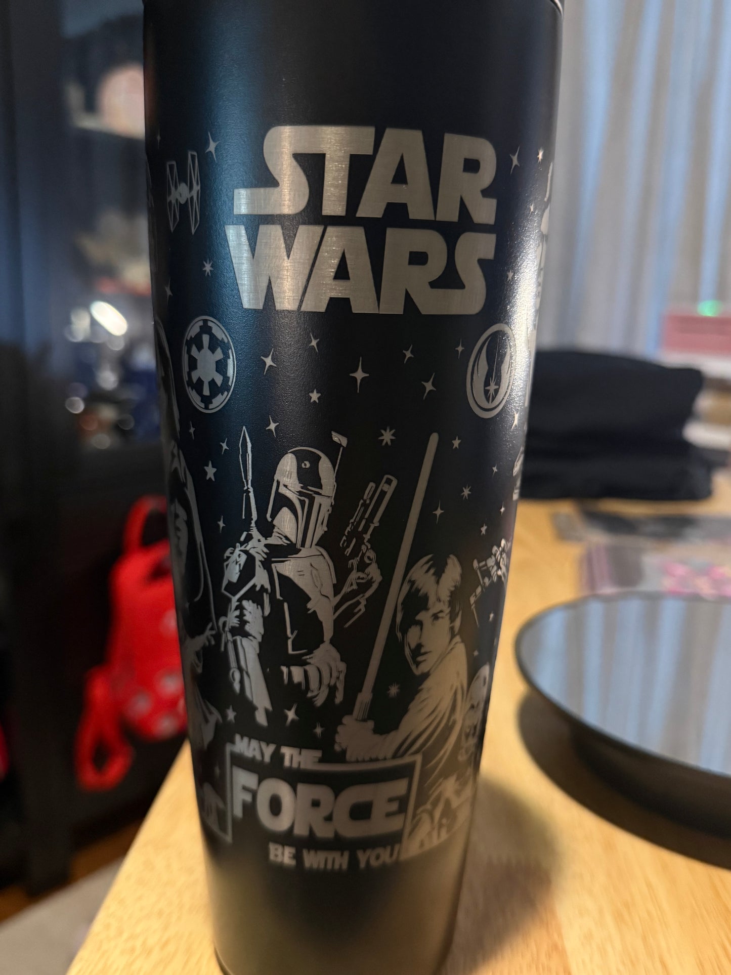Galactic Wars - May the Force be with you - 40 oz. tumbler