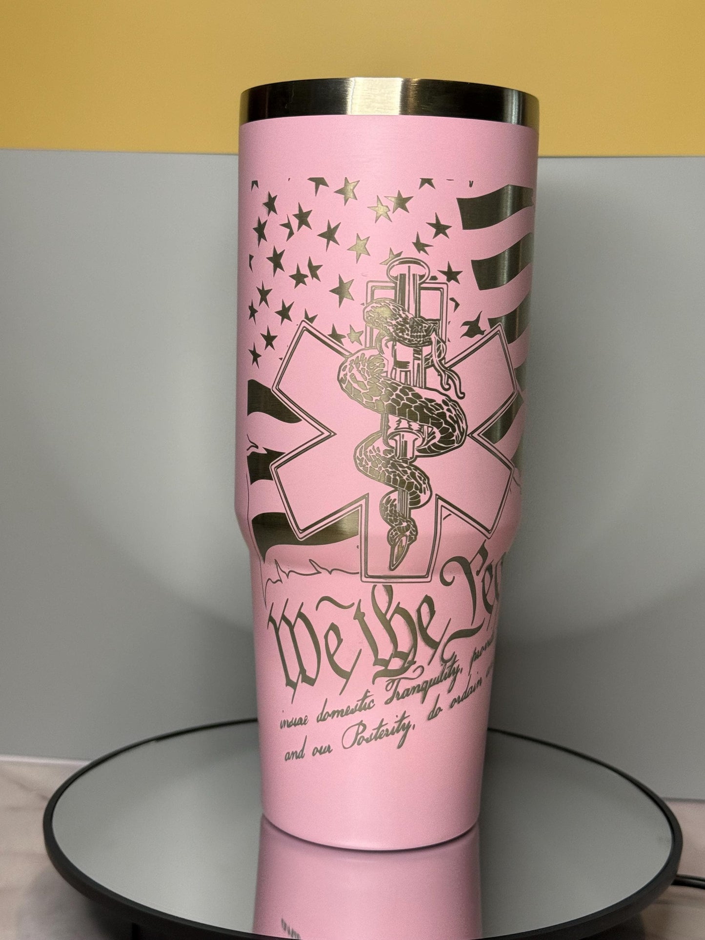 32oz. Engraved - EMS - "We the People" tumbler