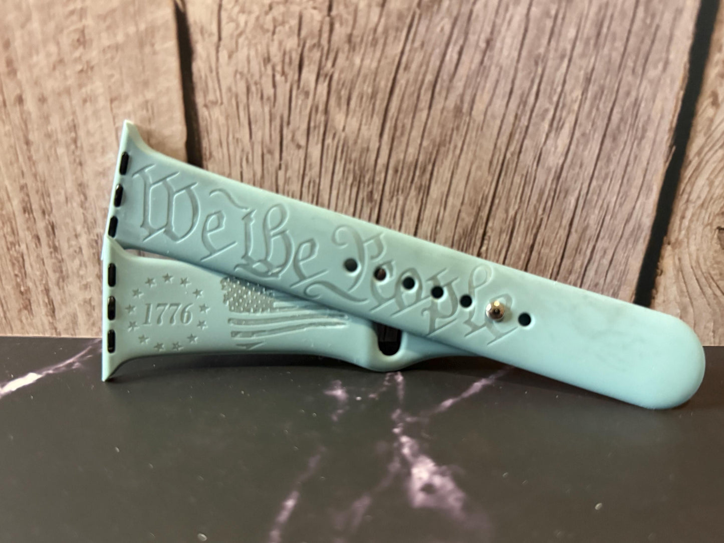 We the People engraved Apple Watch Bands - 38/39/40mm