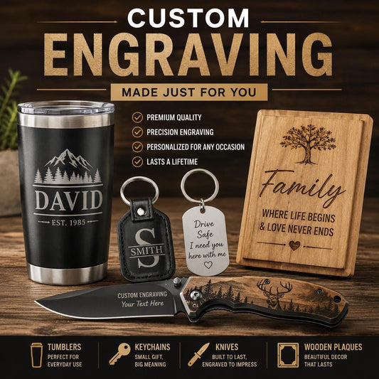How to Personalize Your Order (Custom Engraving Instructions)