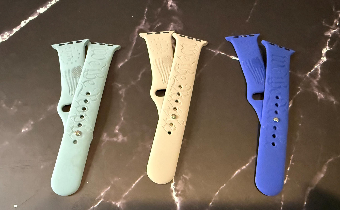 We the People engraved Apple Watch Bands - 38/39/40mm