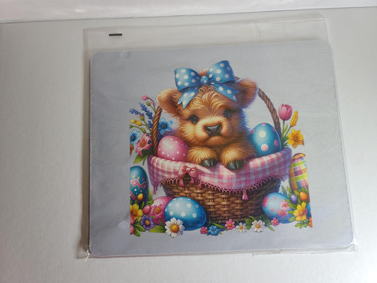 Highland Cow Rubber Mousepad