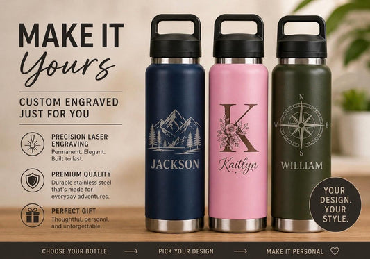 Custom Laser Engraved Tumbler  Personalized Gift for Any Occasion